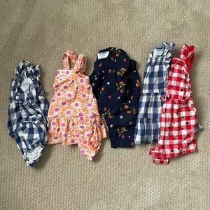 Toddler Girl Summer Outfit Bundle 12-18M